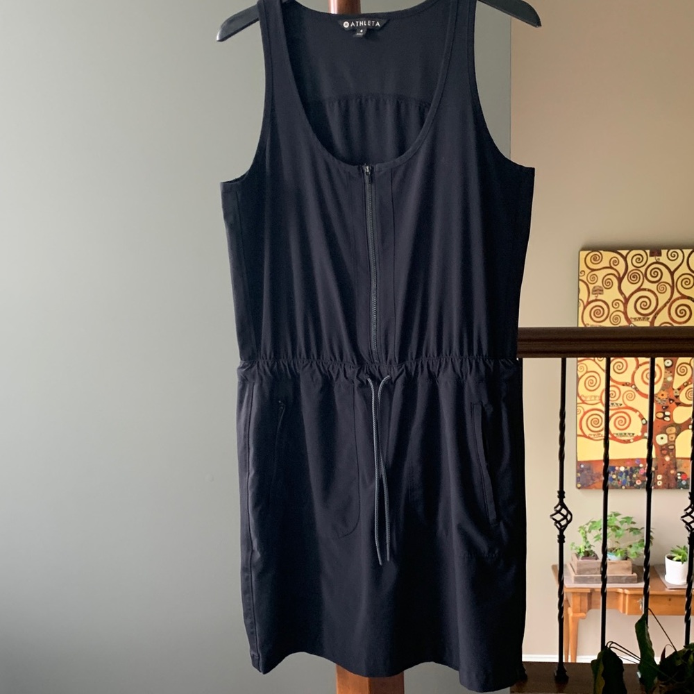 Athleta Black Expedition Dress Size 4 - Picture 3 of 15